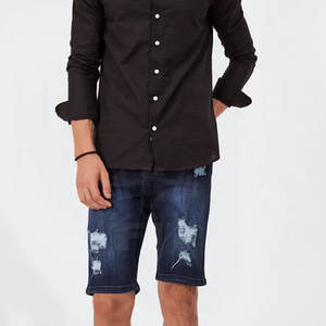 Plus Size Hommes Distressed Shorts Easy Wear Hommes Distressed Shorts Prix bon marché 2024 Hommes Distressed Shorts - Product Image 5