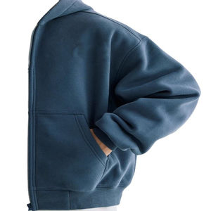 Sweats à capuche zippés surdimensionnés pour hommes Vente en gros Derniers modèles Sweats à capuche pour hommes chauds pour l'hiver Sweats à capuche zippés pour hommes Service thermique OEM - Product Image 6