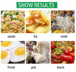 เครื่องทำดรัมขนาดใหญ่เชิงพาณิชย์หุ่นยนต์ทำอาหารอัตโนมัติเมนูหน้าจอสัมผัสอัจฉริยะเส้นก๋วยเตี๋ยวสแตนเลส + ข้าว - Product Image 6