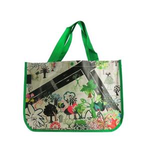 Sacs de courses en PP tissé avec fermeture à bouton et poignée personnalisable - Product Image 2