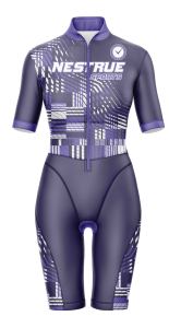 Tùy Chỉnh Phụ Nữ Chuyên Nghiệp Của Đi Xe Đạp Triathlon Da Liền Mạch Phù Hợp Với Thoáng Khí Bốn Cách Căng Nhanh Chóng Khô Ngắn Tay Áo - Product Image 2