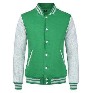 Custom <b>Men's</b> Varsity <b>Jackets</b> <b>Woolen</b> Comfortable Grey <b>Jackets</b> for <b>Men</b> With Custom logo - Product Image 2