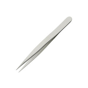 แหนบต่อขนตาแบบมืออาชีพ ปลายแหลมตรง แบรนด์ส่วนตัว ความแม่นยำสูง ผลิตจากสแตนเลส - Product Image 4