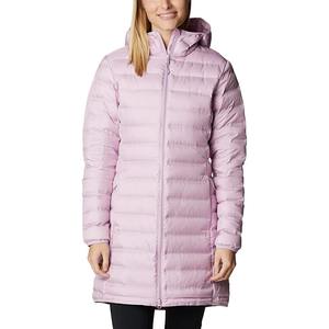 Veste matelassée longue en tricot brillant pour femmes, chaude, imperméable, coupe-vent, rembourrée de coton, vêtements d'extérieur streetwear, sport d'hiver - Product Image 1