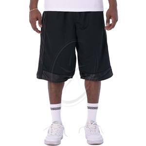 Pantalones cortos de baloncesto de secado rápido transpirables de malla pesada para hombre, venta al por mayor, ropa deportiva, hechos de material de alta calidad - Product Image 3