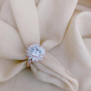 Glamorous Designer Rose Finish Best Quality Adjustable <b>Ring</b> For Function And Party wedding Wear Collection For Women And <b>Girls</b> - Product Image 1