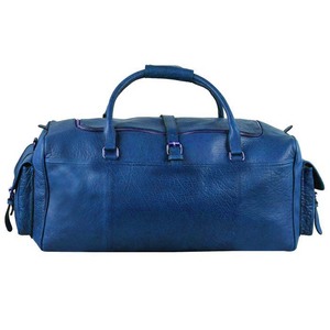 Bolsa de Viaje de Cuero para Mujer, Estilo Deportivo, Gran Capacidad, Calidad de Lujo, 100% Cuero Vacuno Genuino, Diseño Personalizado OEM - Product Image 1