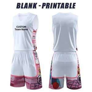 Camiseta de baloncesto Reversible, uniforme de secado rápido personalizado por sublimación - Product Image 2
