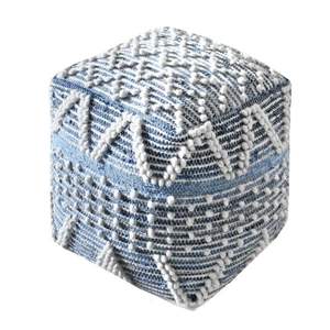 Puf de lana estampado cómodo al mejor precio, cojín de suelo hecho a mano otomano, reposapiés, asiento, decoración para sala de estar, estilo moderno - Product Image 6