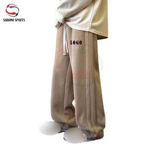 Pantalons en molleton avec logo personnalisé, vente en gros, pantalons d'hiver, molleton en polyester doux lavé, pantalons décontractés d'hiver, pantalons en molleton pour hommes - Product Image 5