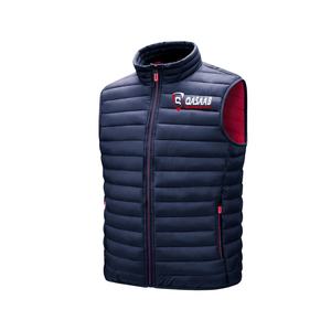 OEM Hombres Fleeced Front-Zipper Invierno Cálido Sin mangas Patchwork Moda Transpirable Chaleco Casual Puffer Chaleco Chaquetas - Product Image 5