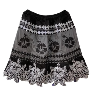 Jupes hawaïennes en coton polynésien pour femmes, personnalisées, de haute qualité, vêtements des îles du Pacifique, jupes maxi tendance, décontractées, tissées - Product Image 2