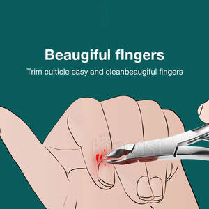 Coupe-cuticules pour manucure, coupe-cuticules de beauté, coupe-cuticules en acier inoxydable - Product Image 3