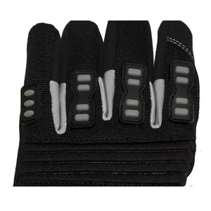 Gants de mécanicien robustes sur mesure à vendre Gants de mécanicien demi-doigts confortables vente en gros - Product Image 3