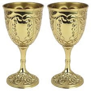 King's 3 Inch Brass Goblet New Plain Goblets Collection - Product Image 1