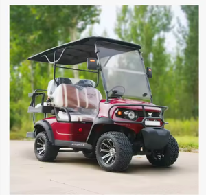 Voiture de golf électrique haute performance 4 places avec charge rapide et conduite fluide - Product Image 1