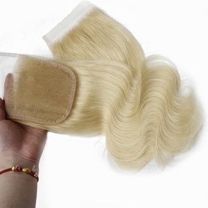 Vente en gros de cheveux humains Remy vietnamiens 100% naturels blonds 613, lisses et soyeux, pour ondulations naturelles, cheveux vierges, fabriqués à la machine - Product Image 5