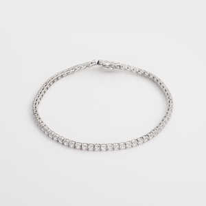 Pulsera de tenis con diamantes cultivados en laboratorio de 1 quilate VS1, engaste de oro de 14K, accesorio de moda versátil y elegante - Product Image 6