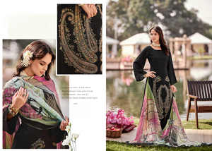 ชุดคอลเลกชั่นชุดคอลเลกชั่นผ้าออร์แกนซ่าผ้าโปร่งบางปักลายสำหรับปาร์ตี้อินเดีย - Product Image 2