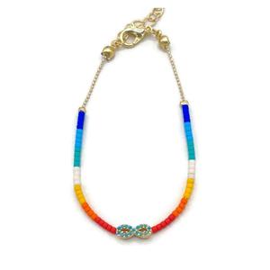 ลูกปัดแฟชั่นสำหรับการออกแบบสร้อยข้อมือดวงตาชั่วร้าย - Product Image 1