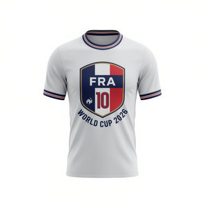 Maglia da Tifoso Unisex Francia 2026 WC, T-Shirt Tricolore con Grafica, Top per il Giorno della Partita e Regalo per Feste di Tifo, Magliette Promozionali - Product Image 2