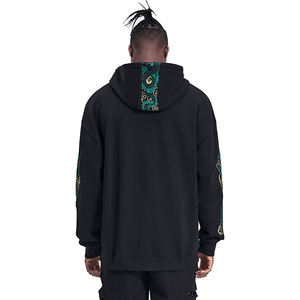 Sweats à capuche d'impression bouffante de vente directe d'usine nouveauté vêtements d'extérieur sweats à capuche d'impression bouffante de couleur unie - Product Image 4