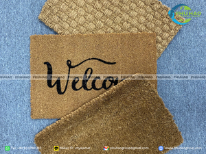 เสื่อใยมะพร้าวสำหรับตกแต่งทางเข้าบ้าน รูปทรงสี่เหลี่ยมผืนผ้า สีน้ำตาล ทำจากเส้นใยธรรมชาติ ใช้กันอย่างแพร่หลาย - Product Image 2