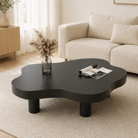 Table basse RH Irregular Cloud avec pieds sphériques, table d'appoint moderne minimaliste pour salon, table basse rustique