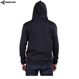 Sweat à capuche oversize pour homme en molleton 100% coton, écologique, respirant, coupe-vent, uni, logo personnalisé sur le devant, 420/500 - Product Image 2