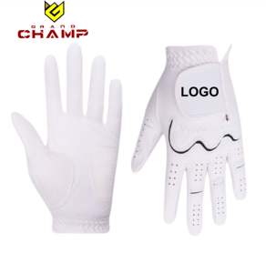 Gants de golf de haute qualité, entièrement personnalisés avec logo, en peau de mouton, antidérapants, haute performance. - Product Image 5
