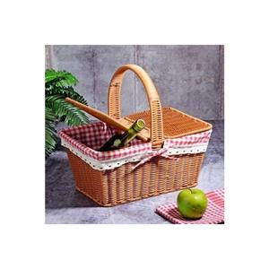 Cesto da Picnic rettangolare in vimini SPT-135 Kosova 40*28*18 - Product Image 1