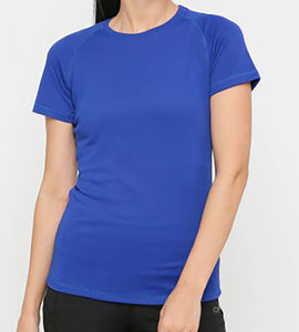 Camiseta Casual de Algodón 100% Ecológico, Transpirable y Compresible para Mujer, de Alta Calidad, con Decoración de Logotipo y Diseño Sólido - Product Image 6