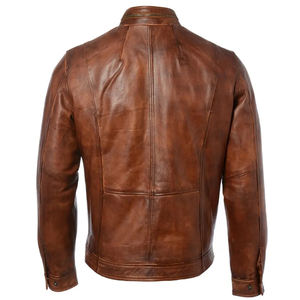 Veste en cuir véritable pour homme, matériau de qualité supérieure, vestes en cuir durables et élégantes à prix abordables, veste en cuir pour homme - Product Image 2