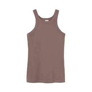 Top corto de mujer de alta calidad, Tops cortos personalizados transpirables para damas, venta al por mayor, camisa holgada, camisetas sin mangas para mujer - Product Image 1