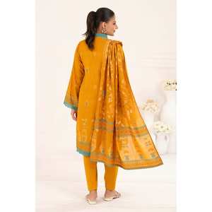 Traje Salwar Kameez Jacquard de 3 Piezas Sin Coser, Estilo Pakistaní, Rayón y Georgette CLP-52178B - Product Image 2