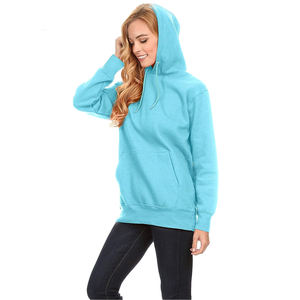 Luxe Dames Hiver Chaud À Capuche Femmes Surdimensionné Casual Hoodies Logo Personnalisé Drop Solder Hoodie - Product Image 2
