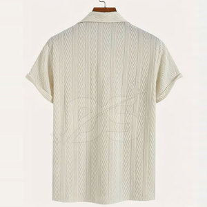 เสื้อเชิ้ตผู้ชายไซส์ใหญ่ ผ้าถักเนื้อแน่น 100% ผ้าฝ้าย คุณภาพสูง แห้งเร็ว น้ำหนักเบา - Product Image 2