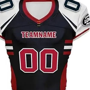 Uniforme de fútbol americano personalizable El mejor material Transpirable Tallas grandes Mangas cortas Diseña tus propios uniformes - Product Image 2