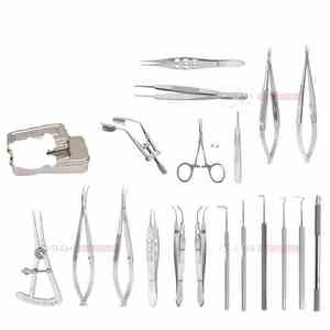 Juego de Cirugía de estrabismo de 22 piezas, caja de instrumentos Manual de acero inoxidable de titanio, herramientas oftálmicas de Clase I para corrección de ojos cruzados - Product Image 2