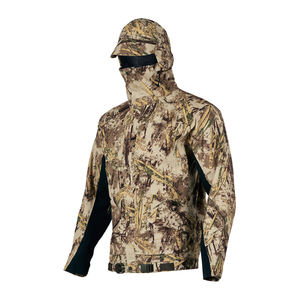 Veste de chasse tactique softshell imperméable coupe-vent à col montant avec logo frontal, parka thermique en polaire pour l'hiver avec plusieurs fermetures éclair - Product Image 4