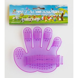Percell ถุงมือพลาสติกซักล้างสุนัขแมว12ซม. - Product Image 2