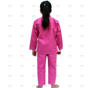 Kimonos personalizables de Jiu Jitsu brasileño para niños, conjuntos de artes marciales de algodón en blanco, etiqueta con logotipo, ropa deportiva de Karate para niños - Product Image 3