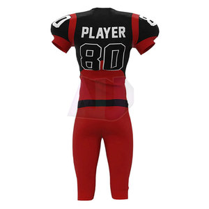 Conjunto de Uniforme de Fútbol Americano Transpirable y Duradero con Manga Corta y Tela Suave para Entrenamiento y Partidos - Product Image 2