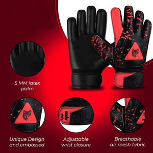 Articles de sport professionnels Nouveaux gants de gardien de but de conception avec impression par sublimation pour gardiens de but - Product Image 5