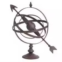 Globe armillaire en laiton artisanal, globe décoratif de table pour la maison, le bureau, l'étude, décoration nautique vintage