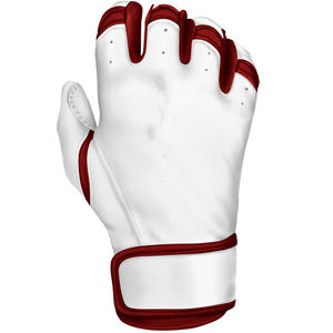 OEM al por mayor Cabretta cuero béisbol guantes de bateo puño corto para entrenamiento deportivo duradero logotipo personalizado - Product Image 4
