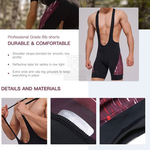 Ensemble de vêtements de cyclisme pour homme en polyester 100% respirant, à séchage rapide, écologique, couleur personnalisée, haute qualité, best-seller en ligne - Product Image 6