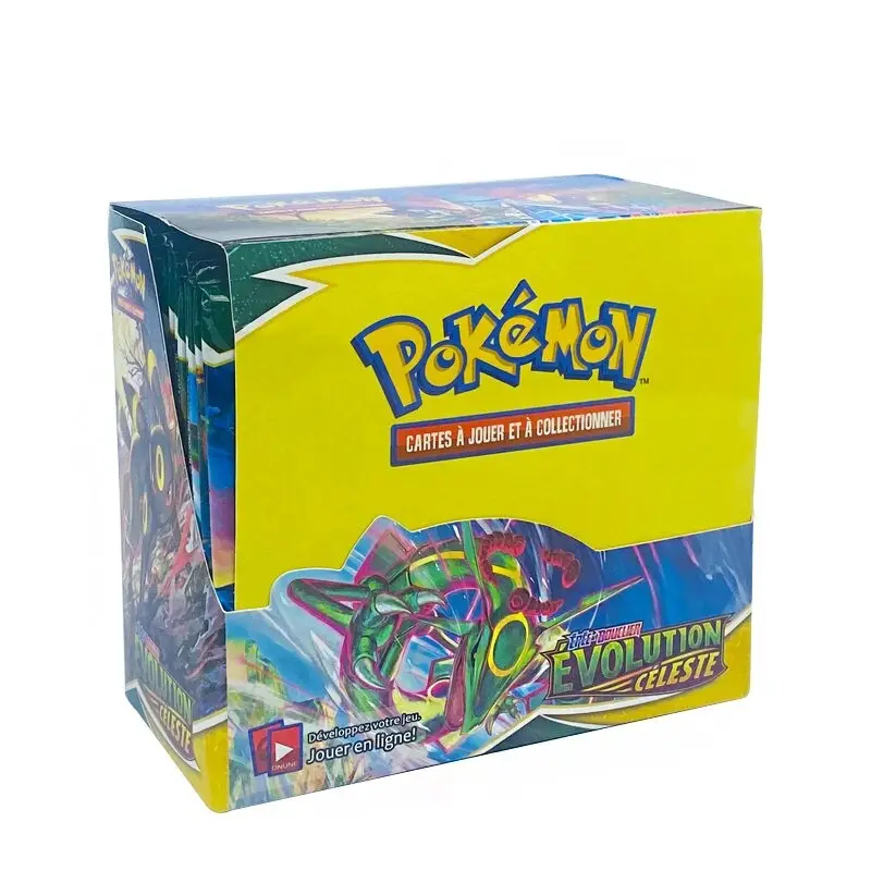 360 pz/scatola inglese francese spagnolo pokemoned cards booster box carte carte poke mon pokemond carte trading card