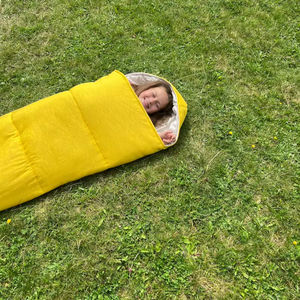 <span class=keywords><strong>Sac</strong></span> <span class=keywords><strong>de</strong></span> <span class=keywords><strong>couchage</strong></span> en chanvre et lin pour enfants avec capuche, tapis <span class=keywords><strong>de</strong></span> sieste jaune pour enfants, tapis <span class=keywords><strong>de</strong></span> sieste pour tout-petits, tissu en chanvre et lin, tapis <span class=keywords><strong>de</strong></span> sieste jaune pour l'école - Product Image 6