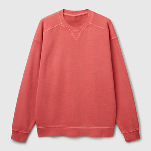 OEM Vente en Gros 100% Coton Pull à Col Ras du Cou pour Hommes Sweat-shirt Lourd Surdimensionné avec Logo Personnalisé Broderie pour l'Hiver - Product Image 1